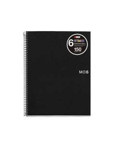 MIQ CUAD NB6 BASIC A4 C5 150H PP NG - Pack de 5 Unidades - 2824