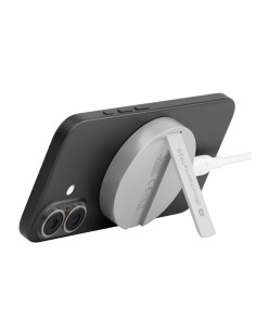 CH15WLAL7263 cargador de dispositivo móvil Smartphone Gris USB Cargador inalámbrico Carga rápida Interior
