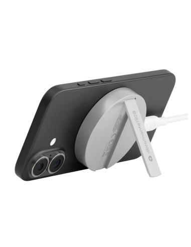 CH15WLAL7263 cargador de dispositivo móvil Smartphone Gris USB Cargador inalámbrico Carga rápida Interior