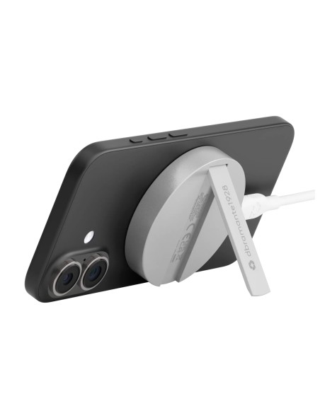 CH15WLAL7263 cargador de dispositivo móvil Smartphone Gris USB Cargador inalámbrico Carga rápida Interior