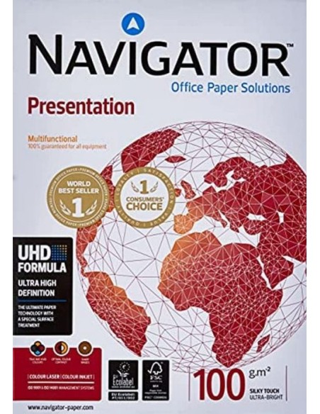 C 5 PAQUETE 500 HOJAS A4 100 G NAVIGATOR