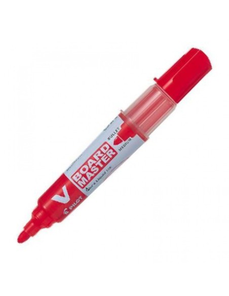 c 10 rotulador pizarra vboard master rojo recargable