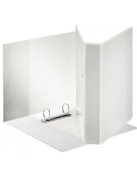 CARPETA CANGURO A4 2 ANILLAS 25MM MIXTAS COLOR BLANCO