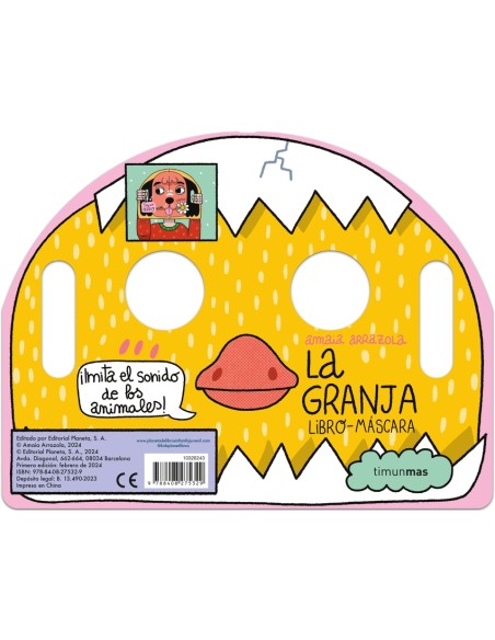 La granja Libro mascara