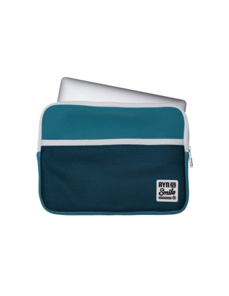 Funda Sleeve para Portátil de 13 y 14 pulgadas Fitness de Neopreno color Azul Turquesa