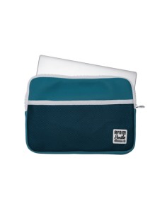 Funda Sleeve para Portátil de 15 pulgadas Fitness de Neopreno color Azul Turquesa 2