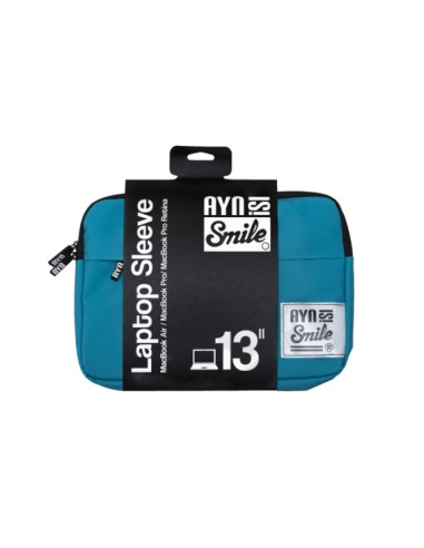 Funda Sleeve para Portátil de 13 y 14 pulgadas Akira impermeable color Azul Turquesa