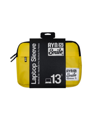 Funda Sleeve para Portátil de 13 y 14 pulgadas Akira impermeable color Amarillo