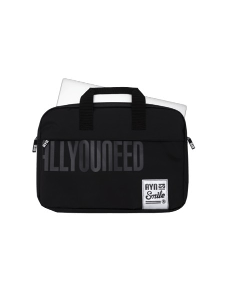 Maletín Portátil hasta 15.6" Tarpaulin AKIRA Black