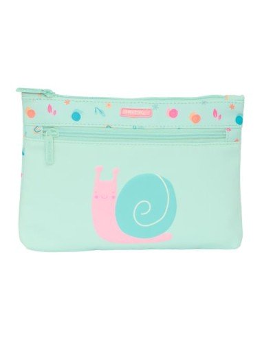 PORTATODO GRANDE 2 CREM FACIL LIMPIEZA SAFTA PREESCOLAR CARACOL 23x16x3cm