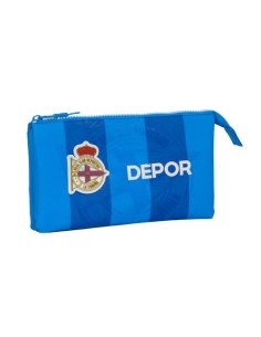 PORTATODO TRIPLE REAL DEPORTIVO DE LA CORUNA 22x12x3cm