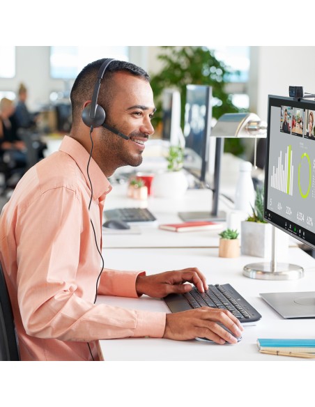  AURICULARES LOGITECH H340 CON MICROFONO USB COLOR NEGRO 