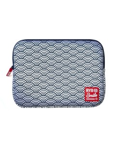 Laptop sleeve Kimono 13"-14" Seigaiha + Mouse 2