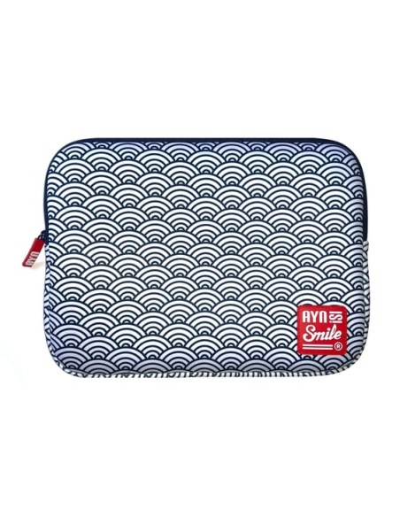 Laptop sleeve Kimono 13"-14" Seigaiha + Mouse