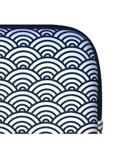 Laptop sleeve Kimono 13"-14" Seigaiha + Mouse