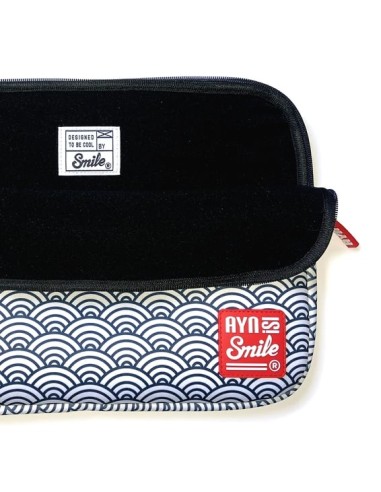 Laptop sleeve Kimono 13"-14" Seigaiha + Mouse
