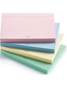 PAQ 200 FCICHAS RAYADA COLORES A5 210X148MM