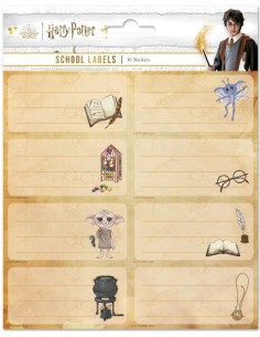 ETIQUETAS ADHESIVAS HARRY POTTER