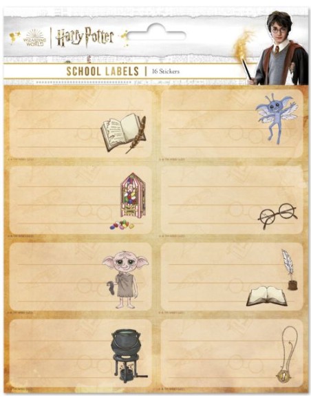 ETIQUETAS ADHESIVAS HARRY POTTER