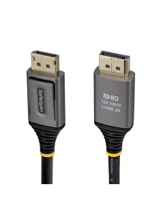 Cable DisplayPort 2.1 de 2m - Cable DP80 Certificado VESA - Cable DP 2.1 - 10K/8K 60Hz, 16K 60Hz/8K 240Hz con DSC 1.2a Sin Compr