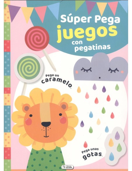 Super pega juegos con pegatinas