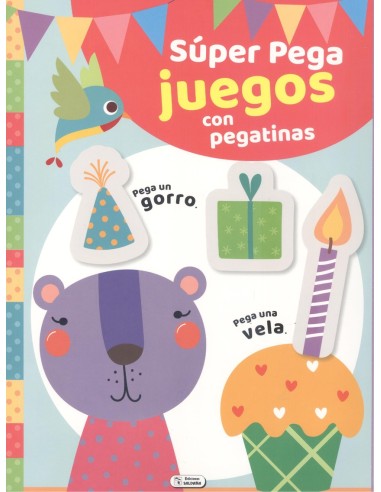 Super pega juegos con pegatinas