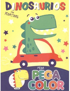 Dinosaurios con pegatinas