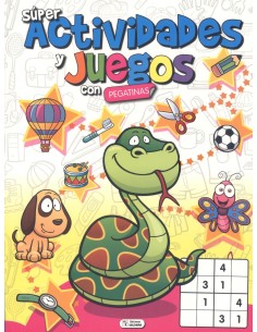 Super actividades y juegos con pegatinas