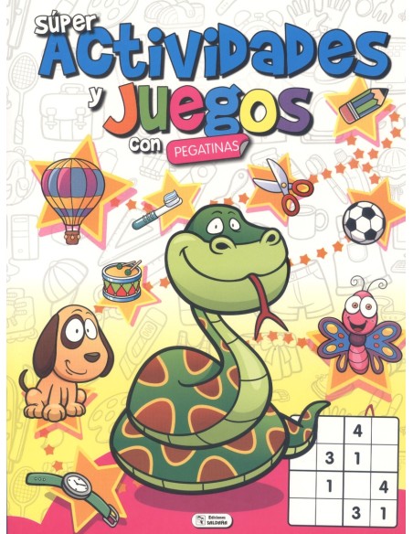 Super actividades y juegos con pegatinas