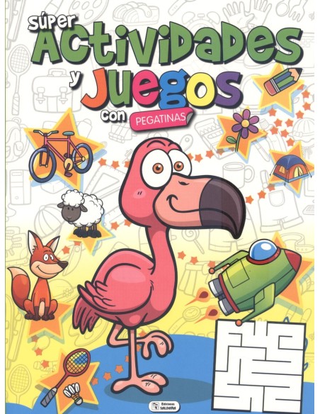 Super actividades y juegos con pegatinas