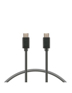 Cable de carga y datos USB-C a USB-C 12 W, USB 3.0, 1 m, Negro