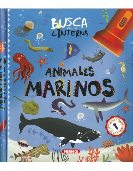 Busca con la linterna animales marinos