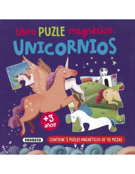 Libro puzle magnetico Unicornios