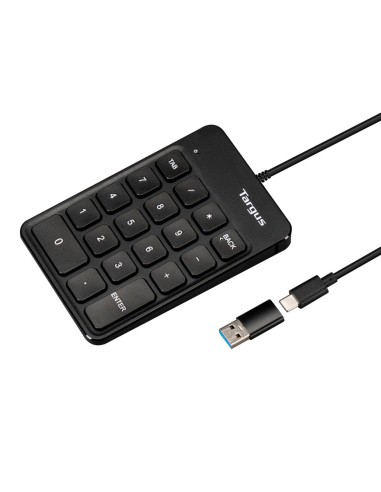 AKP13GL teclado numérico Universal USB Negro
