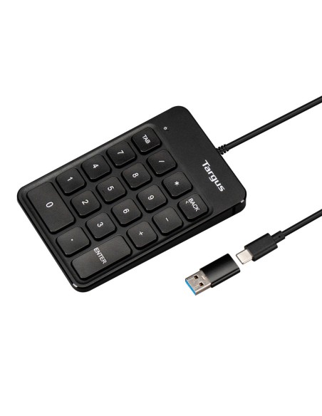 AKP13GL teclado numérico Universal USB Negro