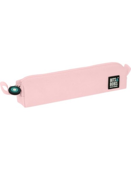 PORTATODO SIMPLE CUADRADO BITS ampBOBS ROSA SOFT 22X4X4 CM