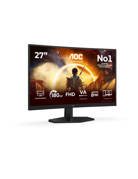 G4 27" IPS FHD 180Hz pantalla para PC 68,6 cm (27") 1920 x 1080 Pixeles Full HD LCD Negro, Rojo