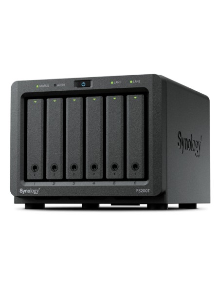 FS200T servidor de almacenamiento NAS Escritorio Intel® Celeron® J4125 4 GB DDR4 Negro