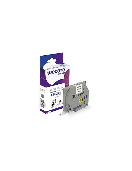 K80009W4 cinta para impresora de etiquetas Negro sobre blanco TZe
