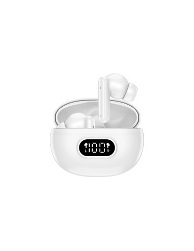 TWE-357 auricular y casco Auriculares True Wireless Stereo (TWS) Clip de oreja Llamadas/Música/Deporte/Uso diario USB Tipo C Blu