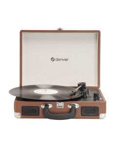 VPL-120BR tocadisco Tocadiscos de tracción directa Marrón Manual
