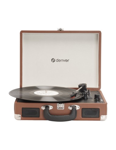 VPL-120BR tocadisco Tocadiscos de tracción directa Marrón Manual