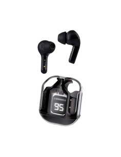 Auriculares Track TWS Bluetooth 5.4 con Estuche e Indicador de Carga - Negro