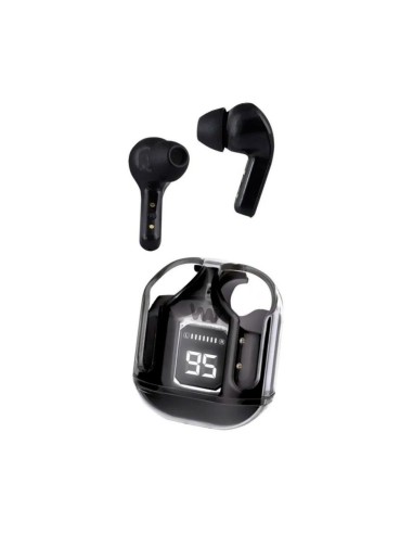 Auriculares Track TWS Bluetooth 5.4 con Estuche e Indicador de Carga - Negro