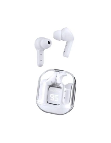 Auriculares Track TWS Bluetooth 5.4 con Estuche e Indicador de Carga - Blanco
