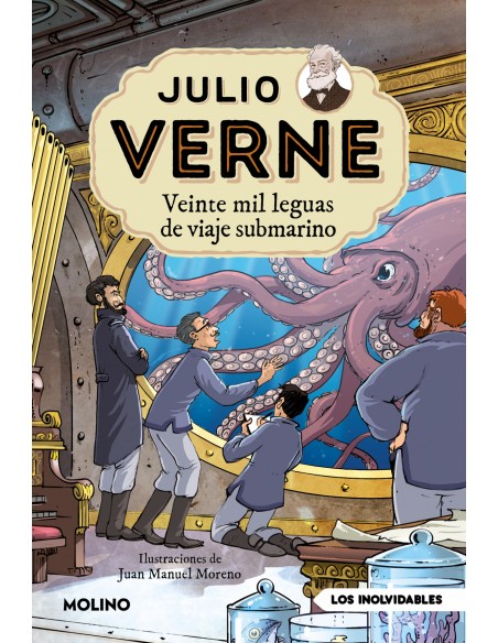 Julio Verne Veinte mil leguas de viaje submarino edicion actualizada ilustrada y adaptada