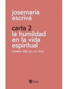 Carta 2 La humildad en la vida espiritual