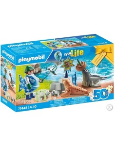 CUIDADOR CON ANIMALES PLAYMOBIL