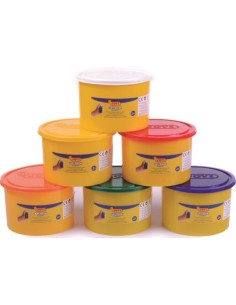 C 6 botes soft dough blandiver 460g colores surtidos