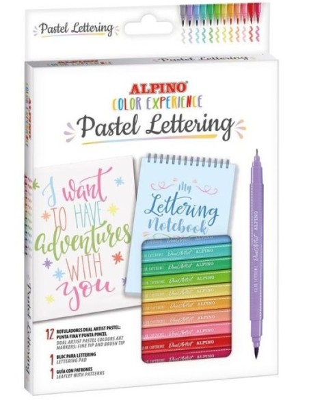 SET ALPINO COLOR EXPERIENCE PASTEL LETTERING